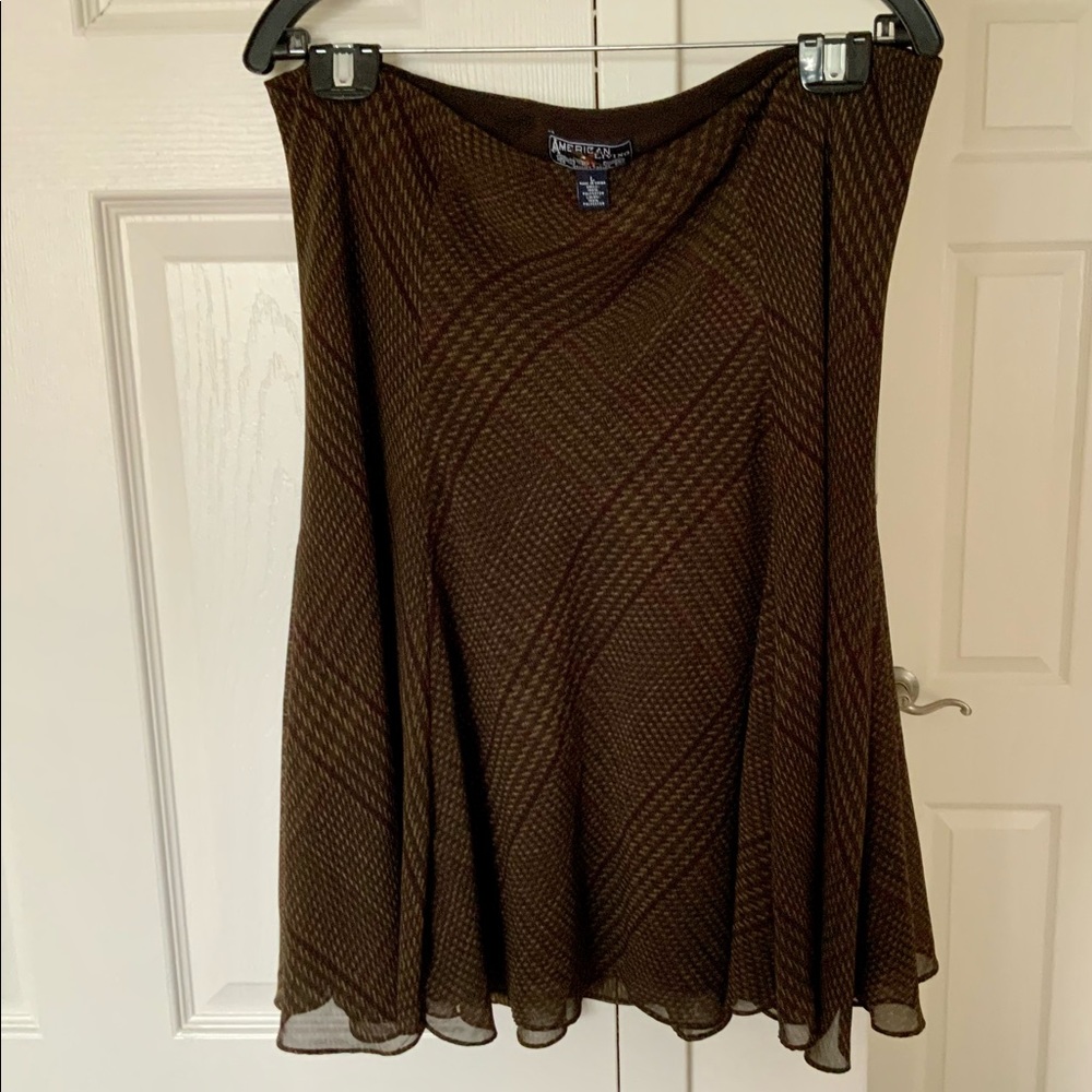 American Living, Size L, Brown Knee Length